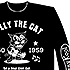 JK-8190LT ビリー・ザ・キャット 長袖Tシャツ